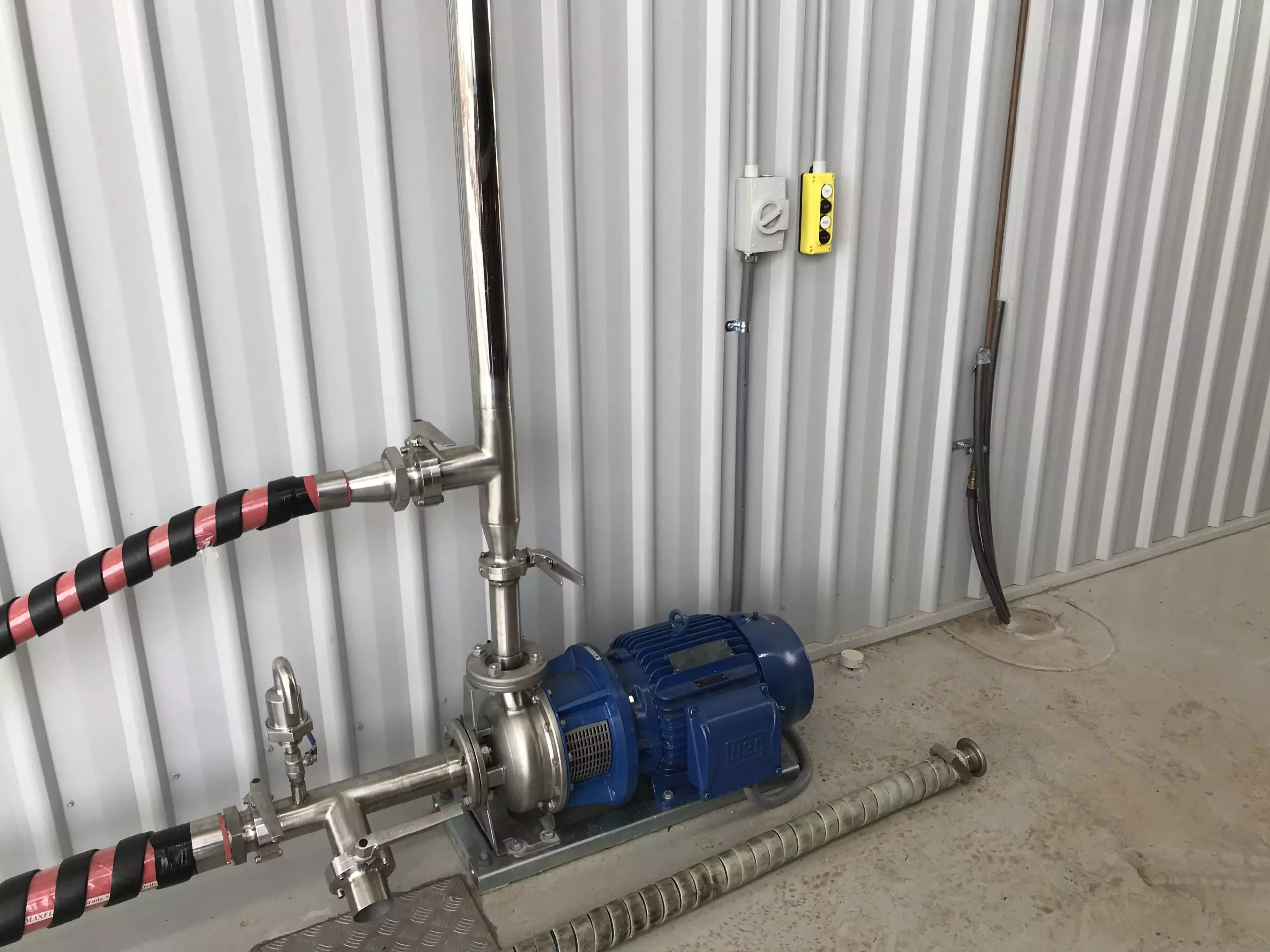 Booth Transport warehouse electrical installation by WACOMM