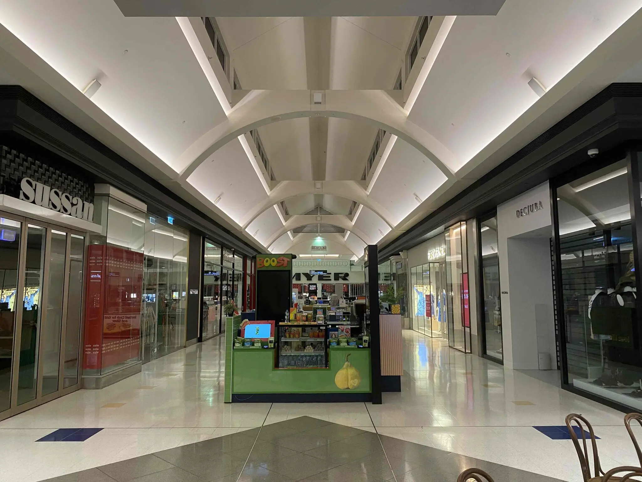 Completed LED lighting at Westfield Booragoon by WACOMM