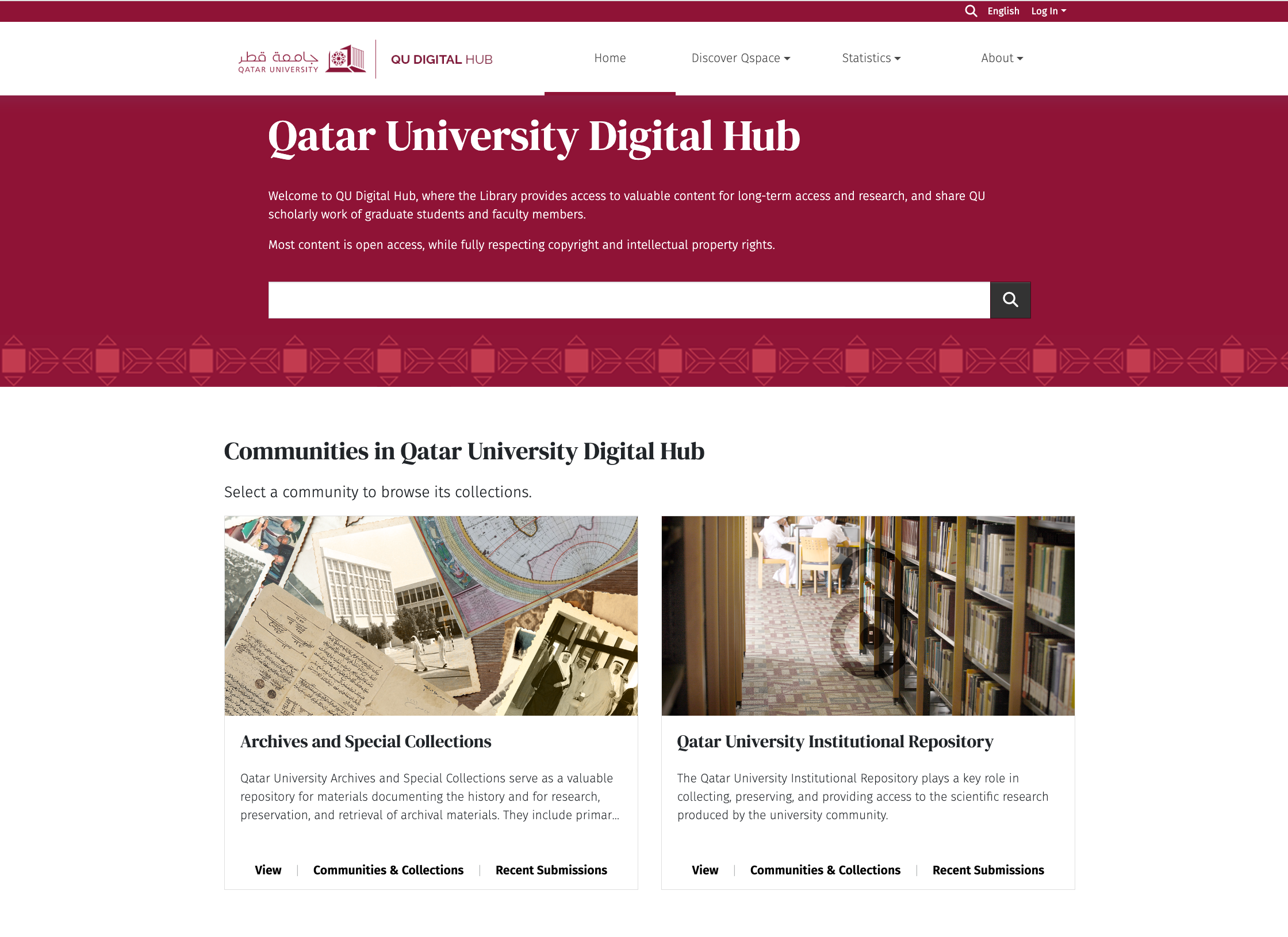 Qatar University Open Repository on DSpace