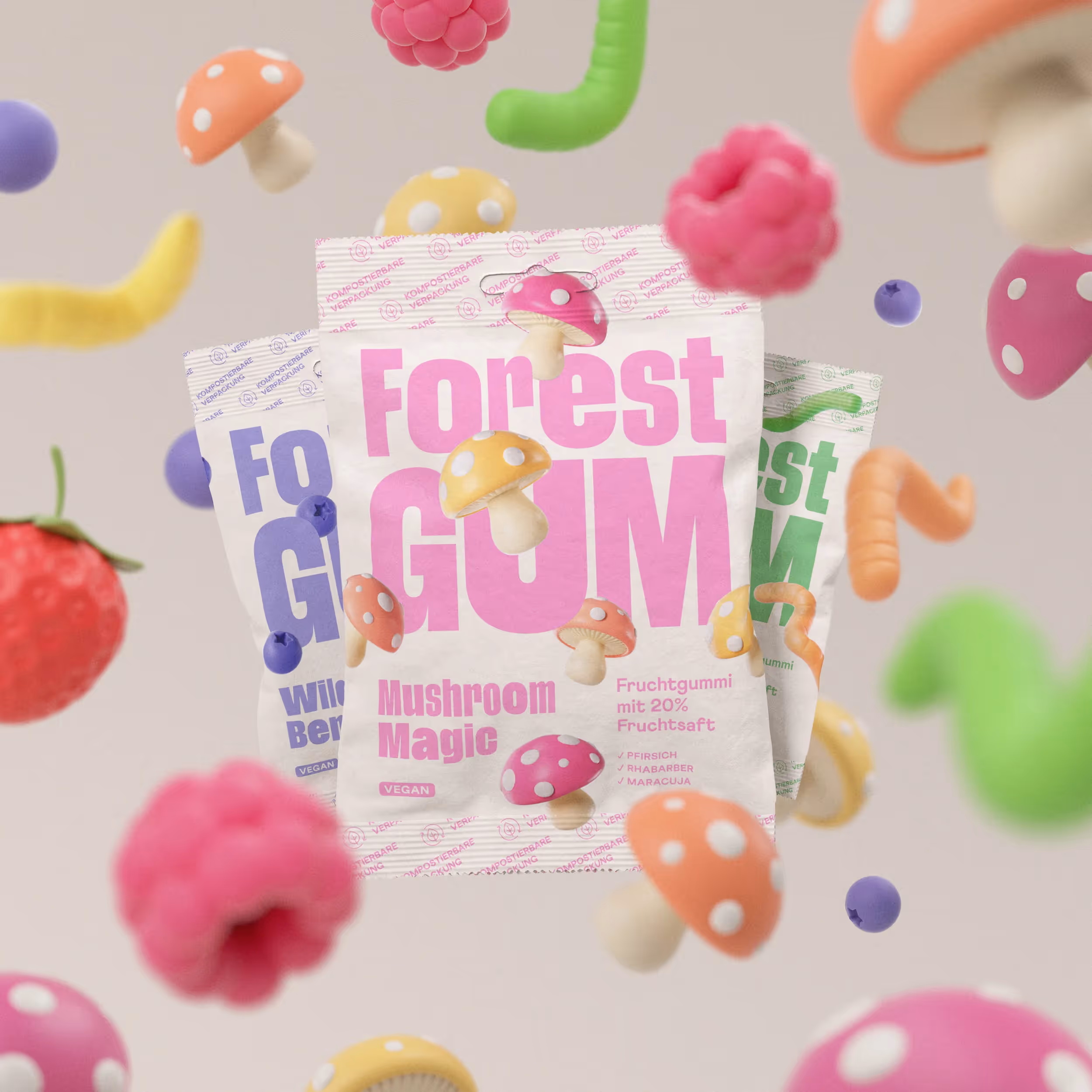 Referenzprojekt Produkt PR – Food Brand Forest Gum
