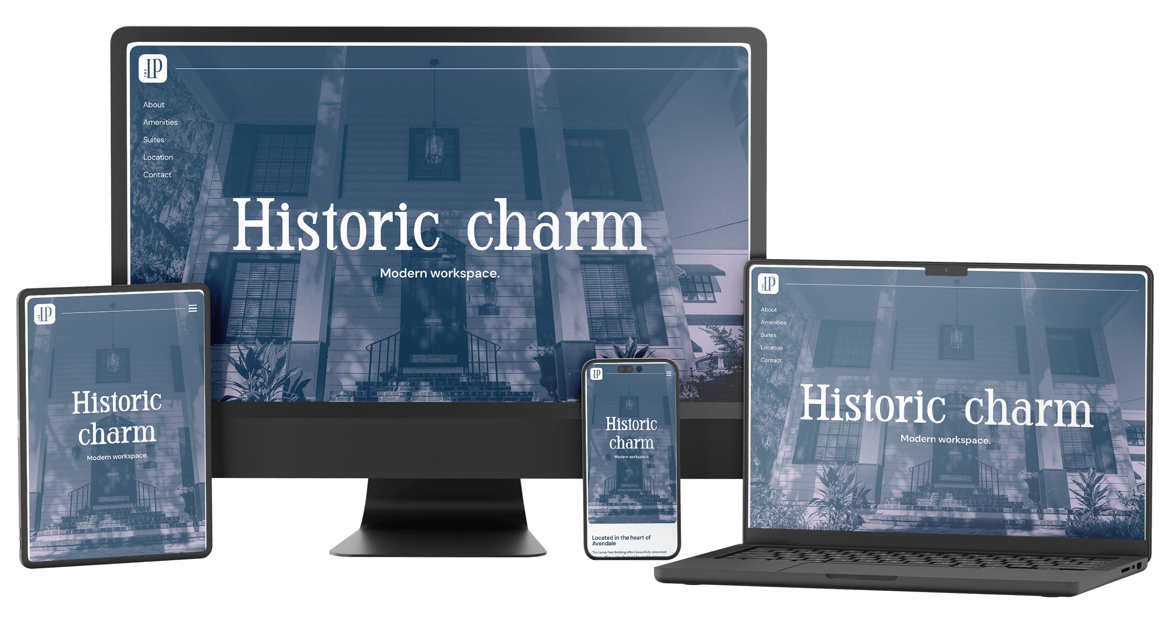 Responsive Website for The Lamp Post Building