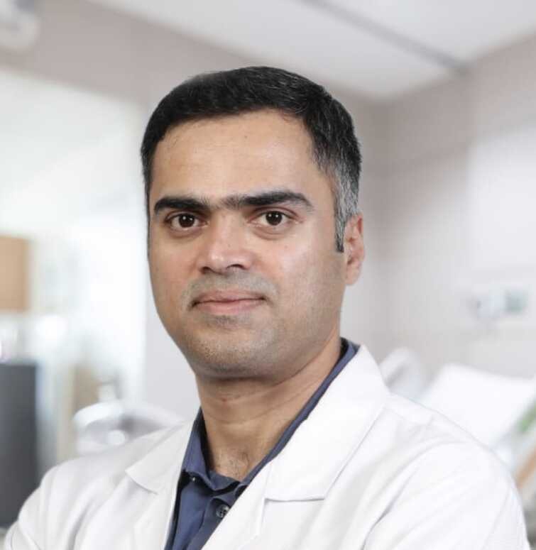 Dr. Vivek Shetty, Oncologist in Koramangala, Bangalore. Expert in Head and Neck Oncology