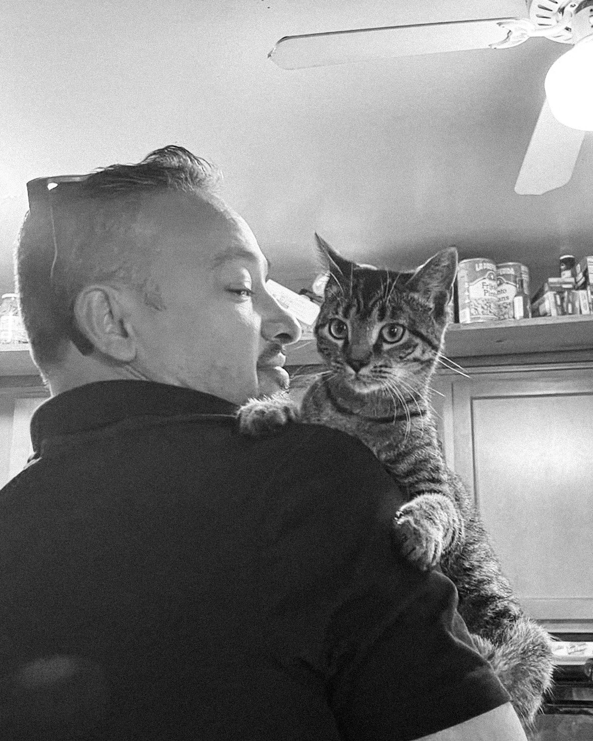 Chef placing cheese on raw pizza bread