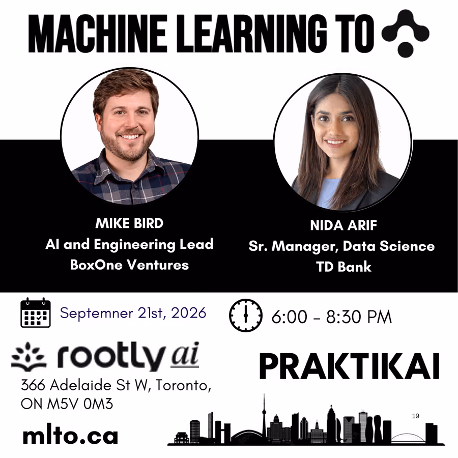 Machine Learning Toronto - MLTO Q4 2026