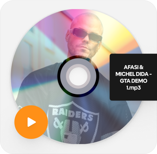 CD player for song GTA with Michel Dida