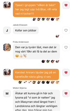 Print screen of group chat