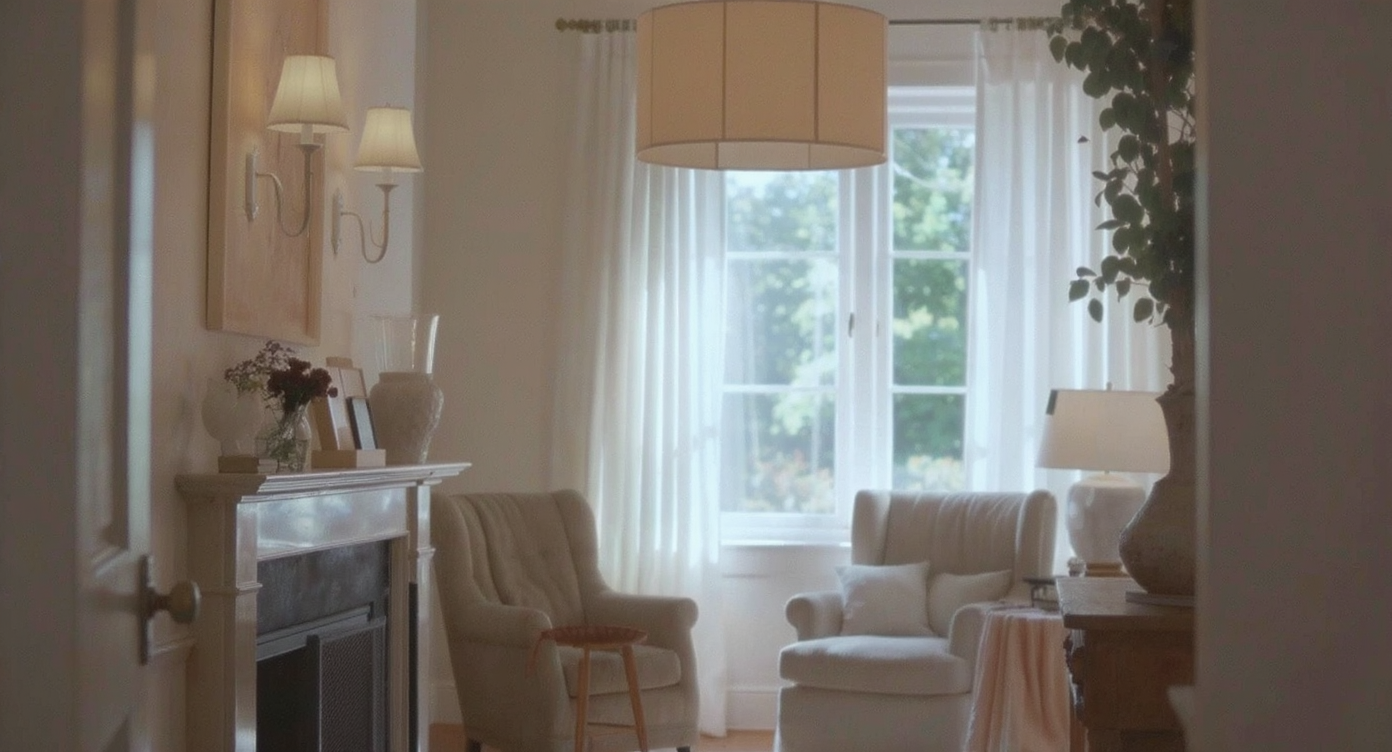 Bright room with a mix of stylish pendant and wall lighting creating a warm ambiance.