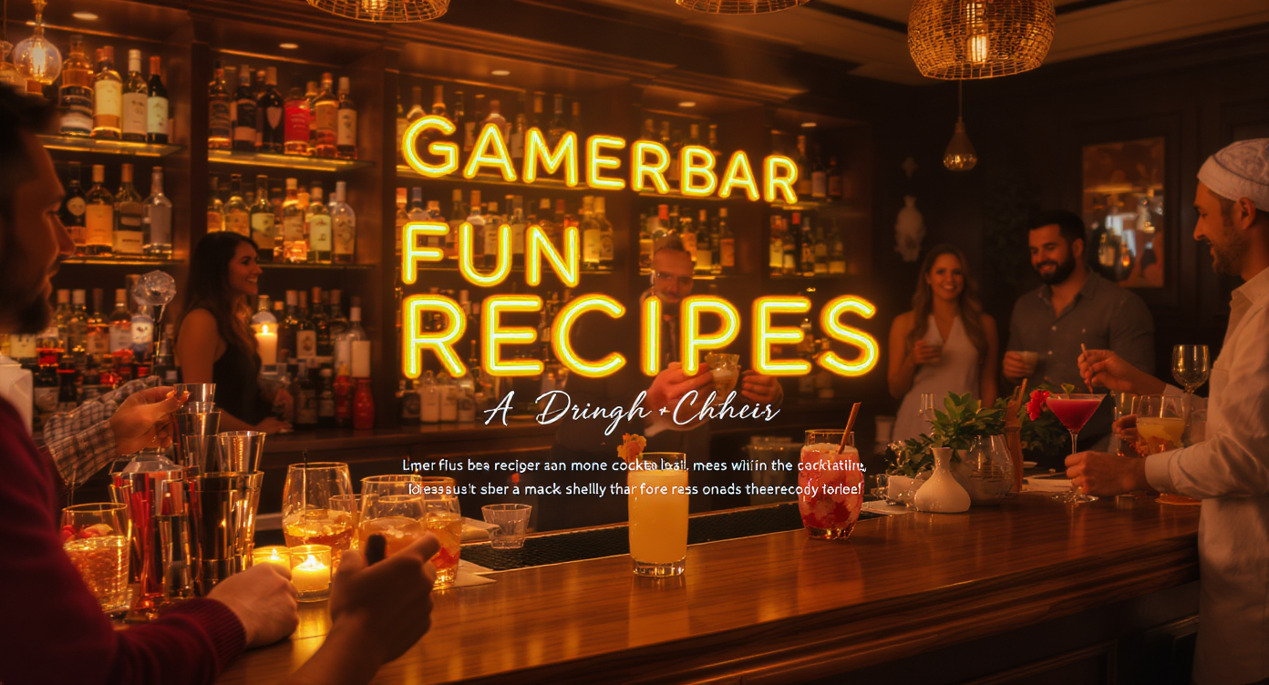 Inviting home bar with ambient lighting and guests enjoying cocktails at a social gathering.