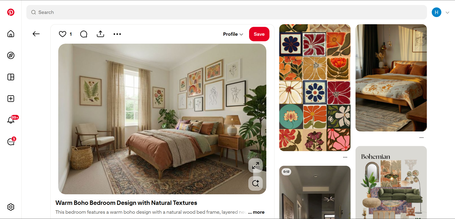 An organized and stylish home office with bright sunlight and creative elements.