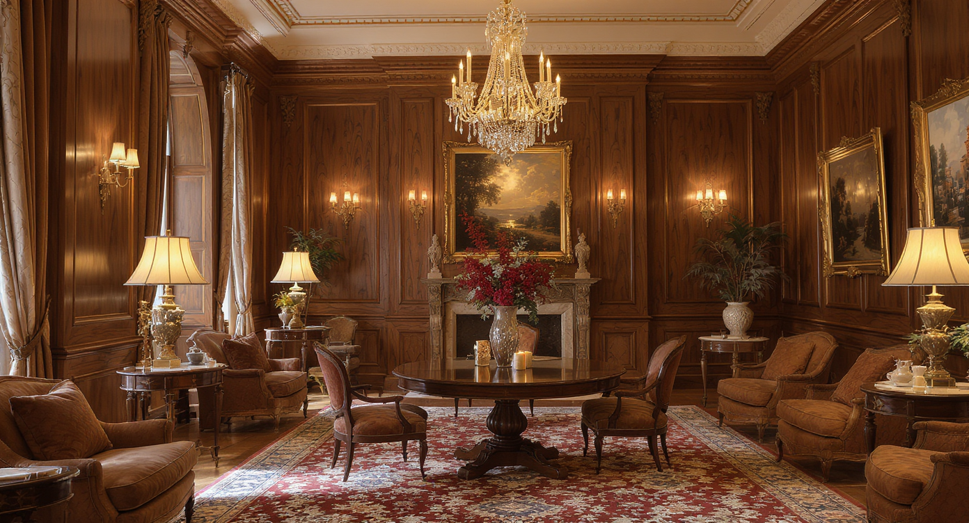 Timeless commercial interior showcasing enduring design elements like quality furniture and classic decor, emphasizing lasting appeal.