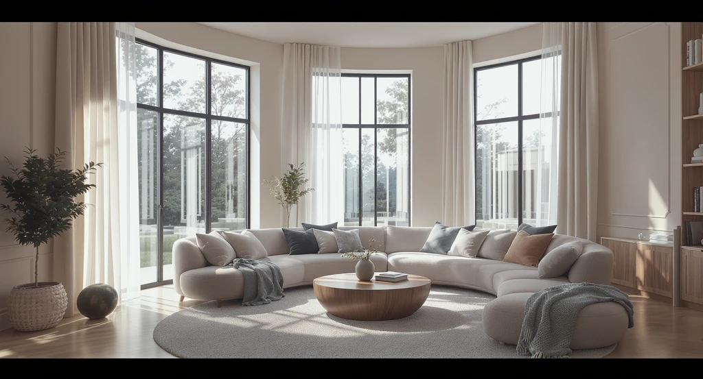 How to furnish an awkward octagonal room with creative ideas for unused living spaces, showing a transformed church room reading nook, optimal furniture layout and natural lighting tips for rooms with tall windows.