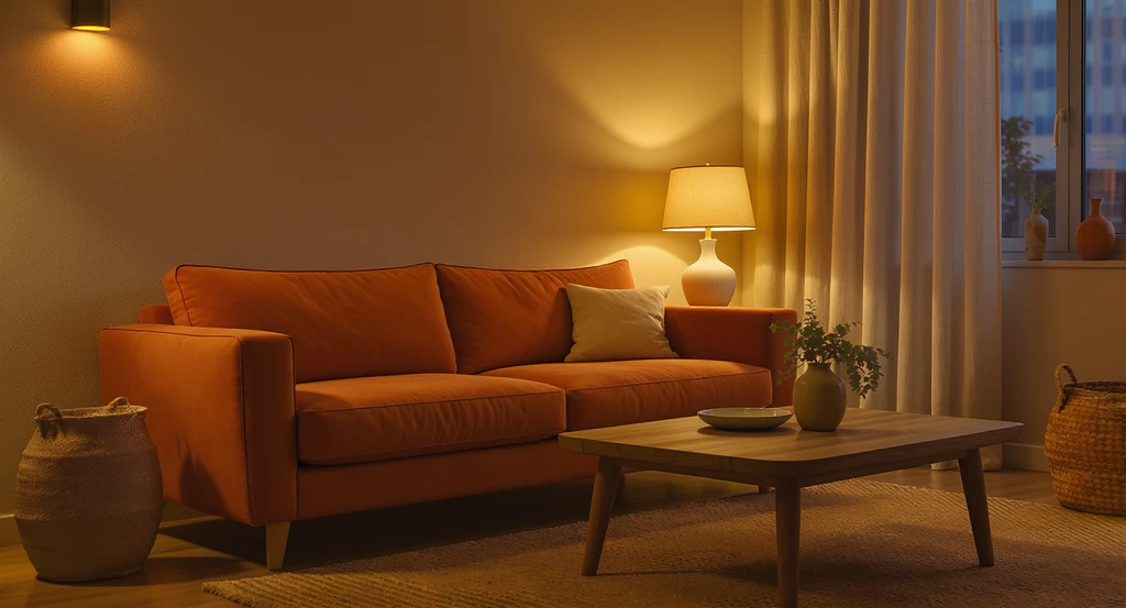 Image for 5. Layer Lighting for Evening Warmth