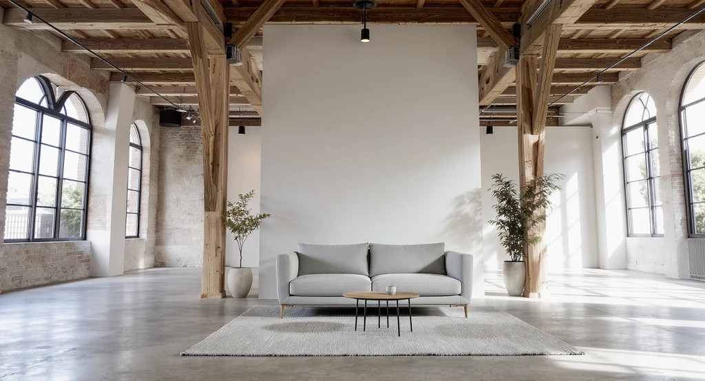 Image for 02. Using Furniture That Is Too Small for Loft Ceiling Height