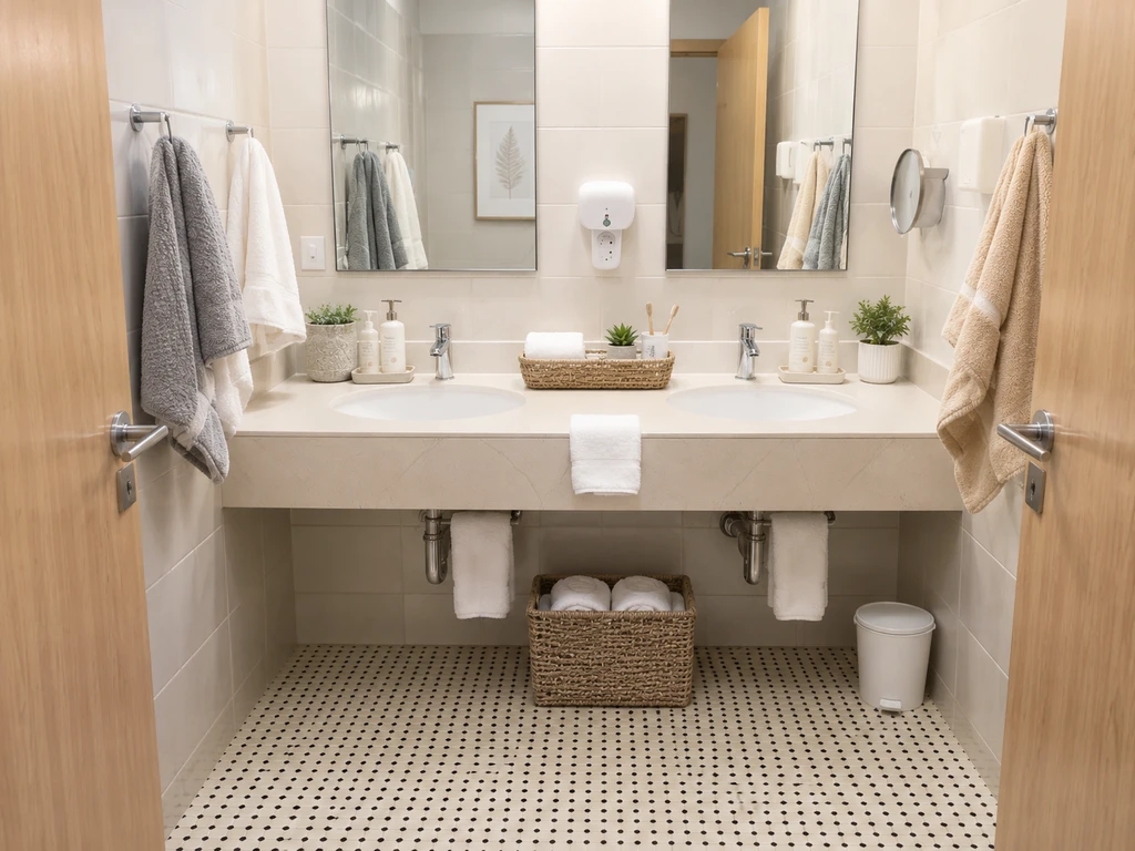Image for 07. Budget Dorm Bathroom Setup (Sample Table)