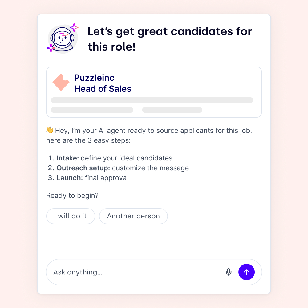 Job boost agent refining the outreach and messaging for candidates. 