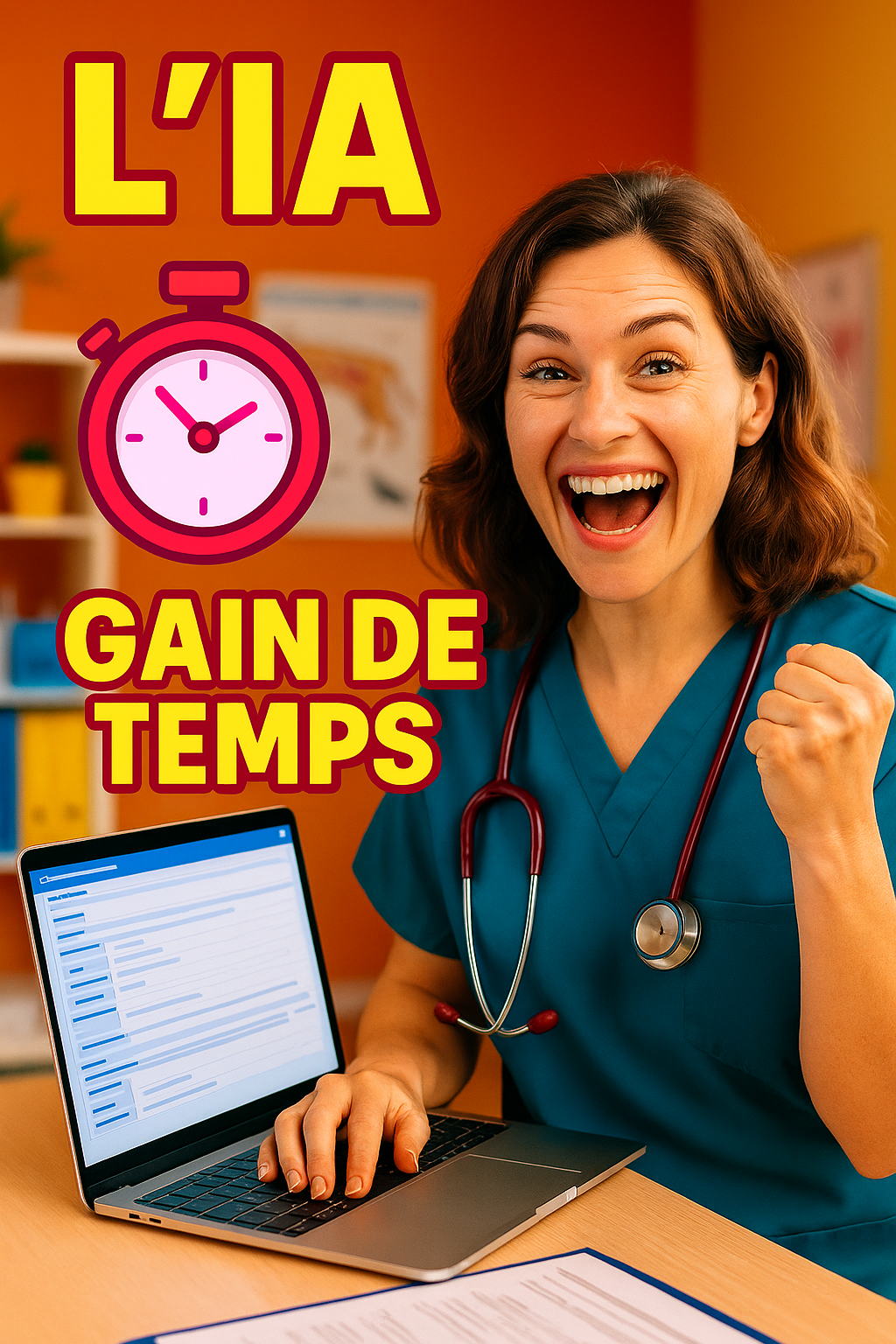 Une vétérinaire enthousiaste montre comment l'intelligence artificielle et l'automatisation permettent un gain de temps dans sa pratique quotidienne.