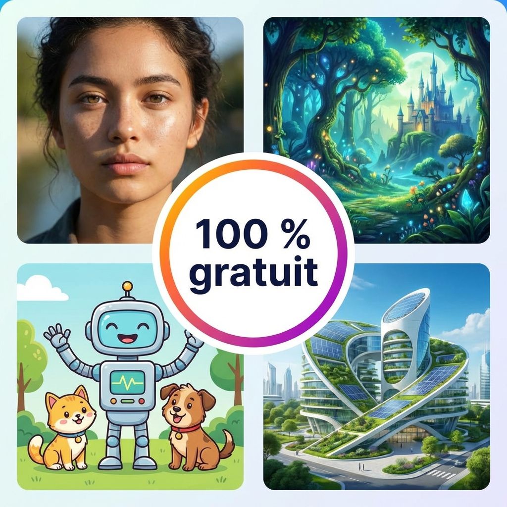 L'image présente divers éléments dont un robot associé à l'automatisation, suggérant une application potentielle de l'intelligence artificielle dans le domaine vétérinaire.