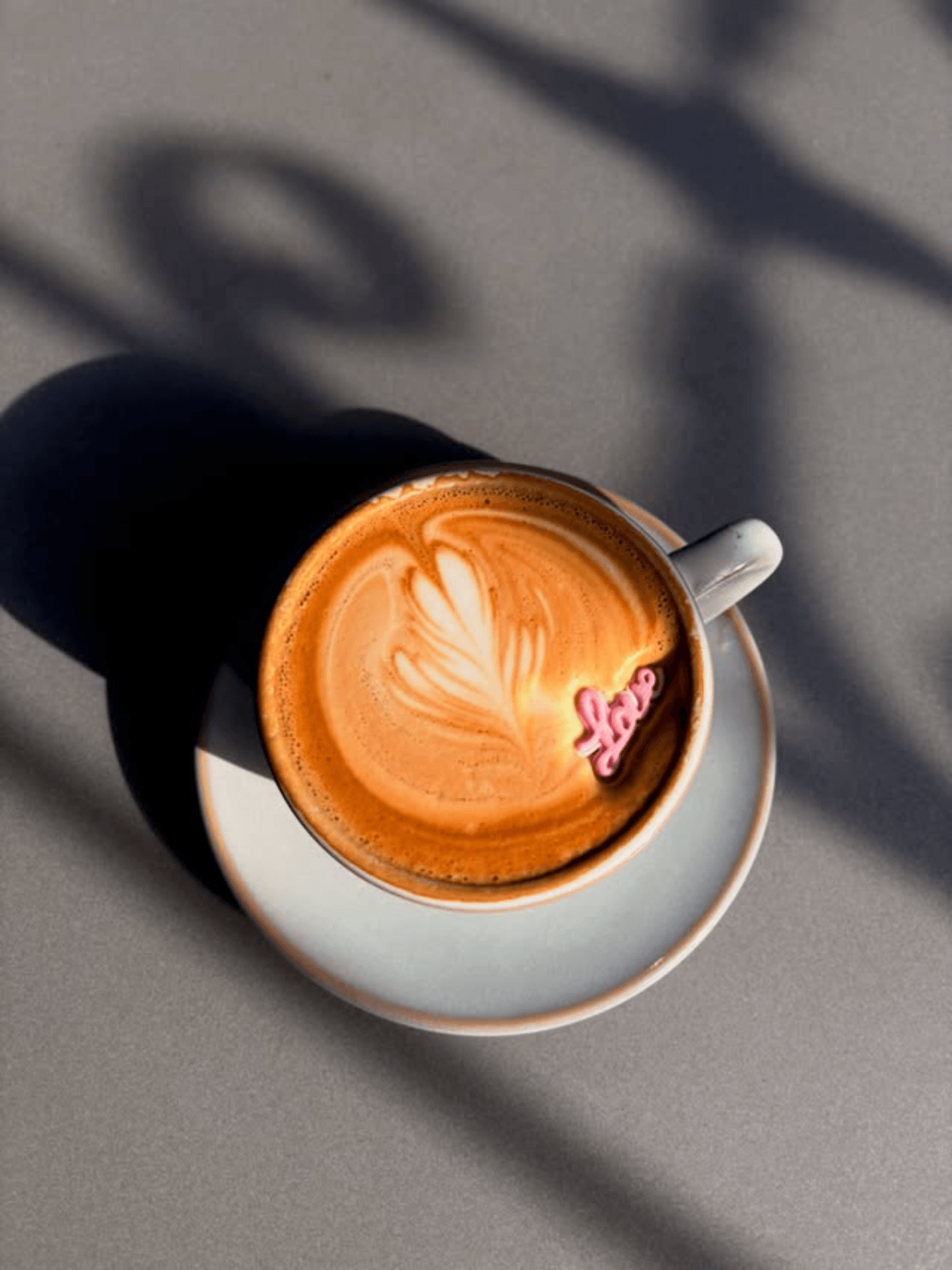 Hotel Marty Latte with Heart Latte Art