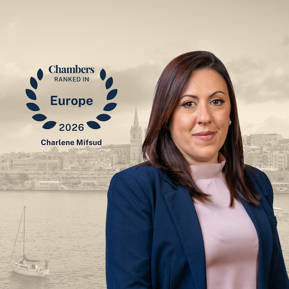 Dr Charlene Mifsud Recognised in the Chambers Europe Guide 2026