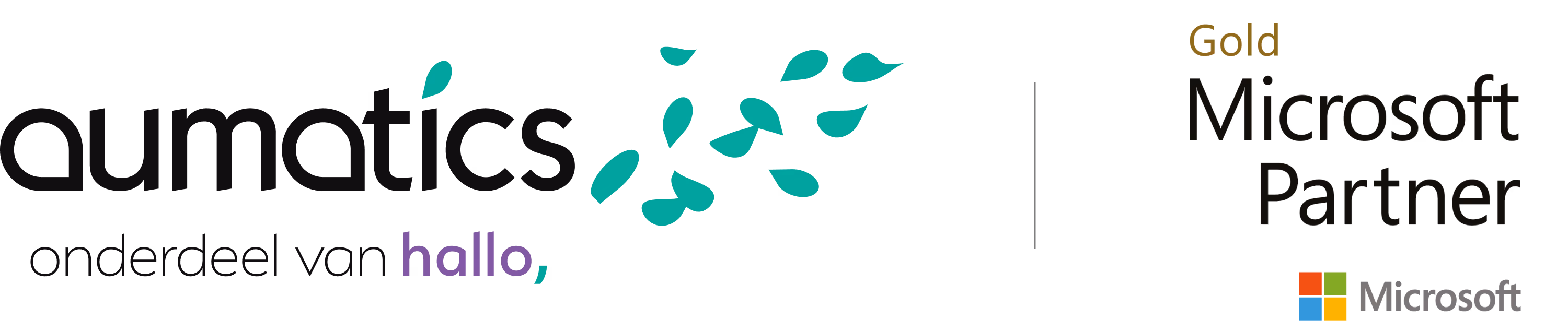 Dark Aumatics logo with Microsoft Partner status.