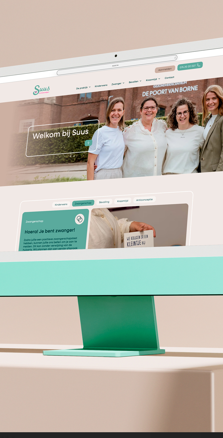 3D weergave van de nieuwe website van suus.nu