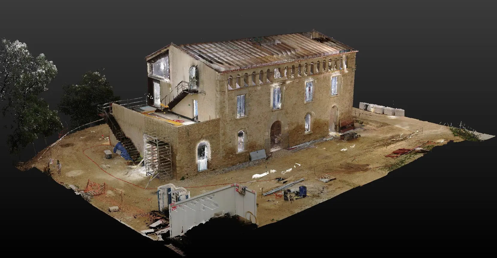 3D point cloud image