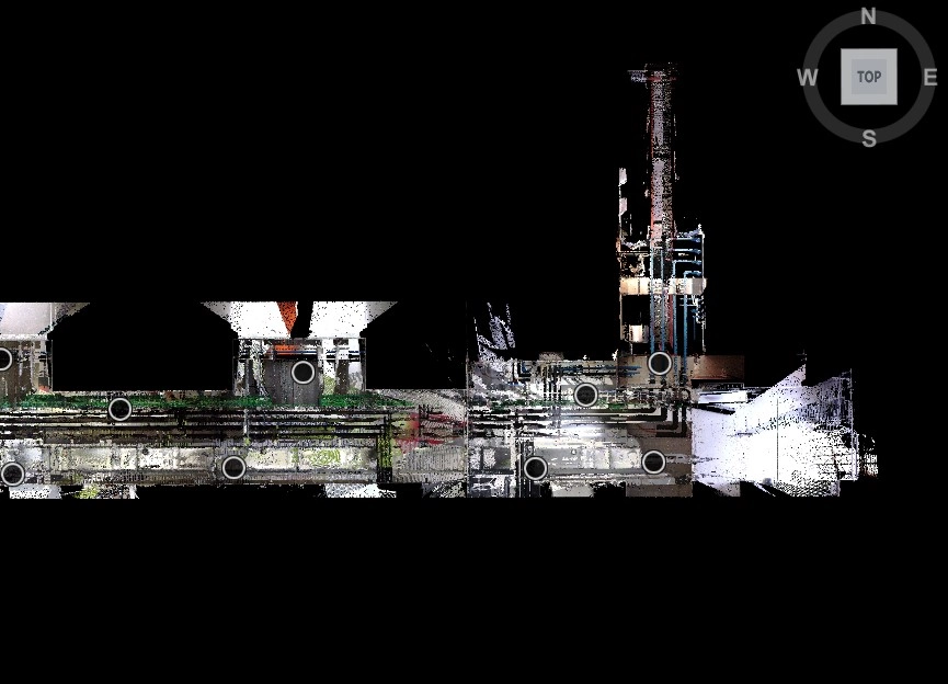 3D point cloud image