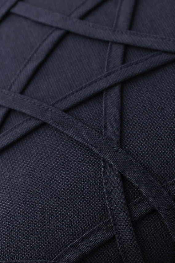 Indigo strapwork detail