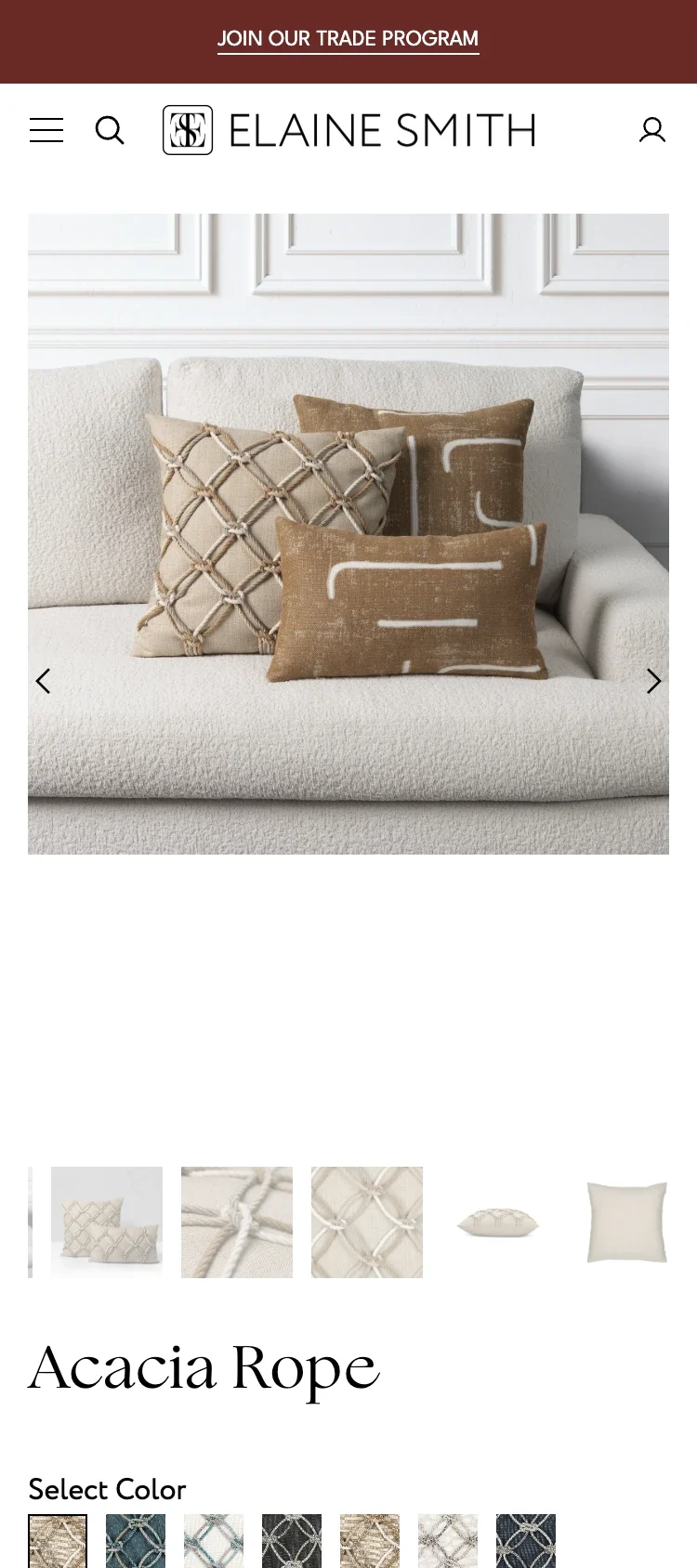 Acacia Rope product page