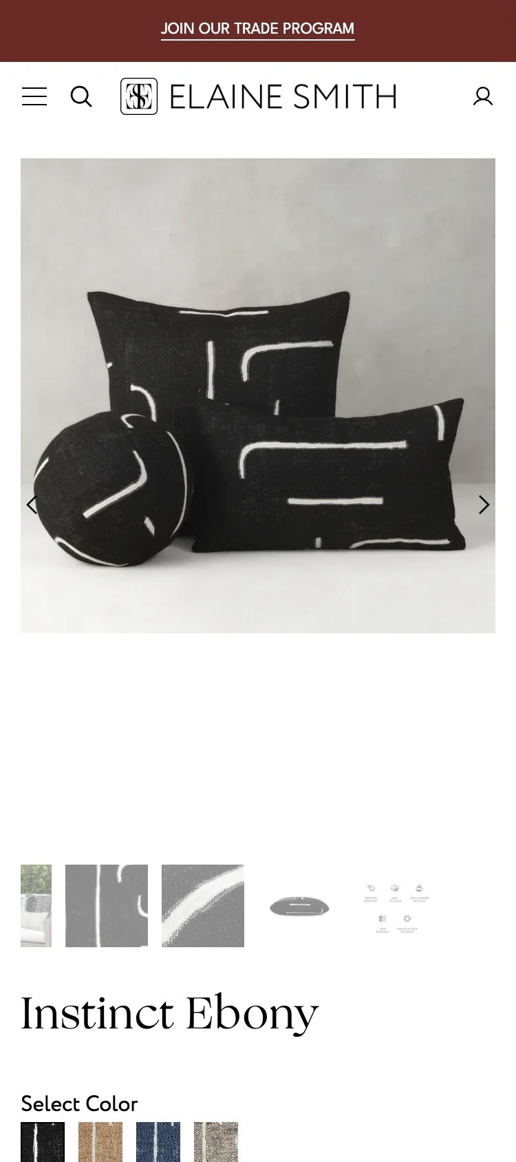 Instinct Ebony product page