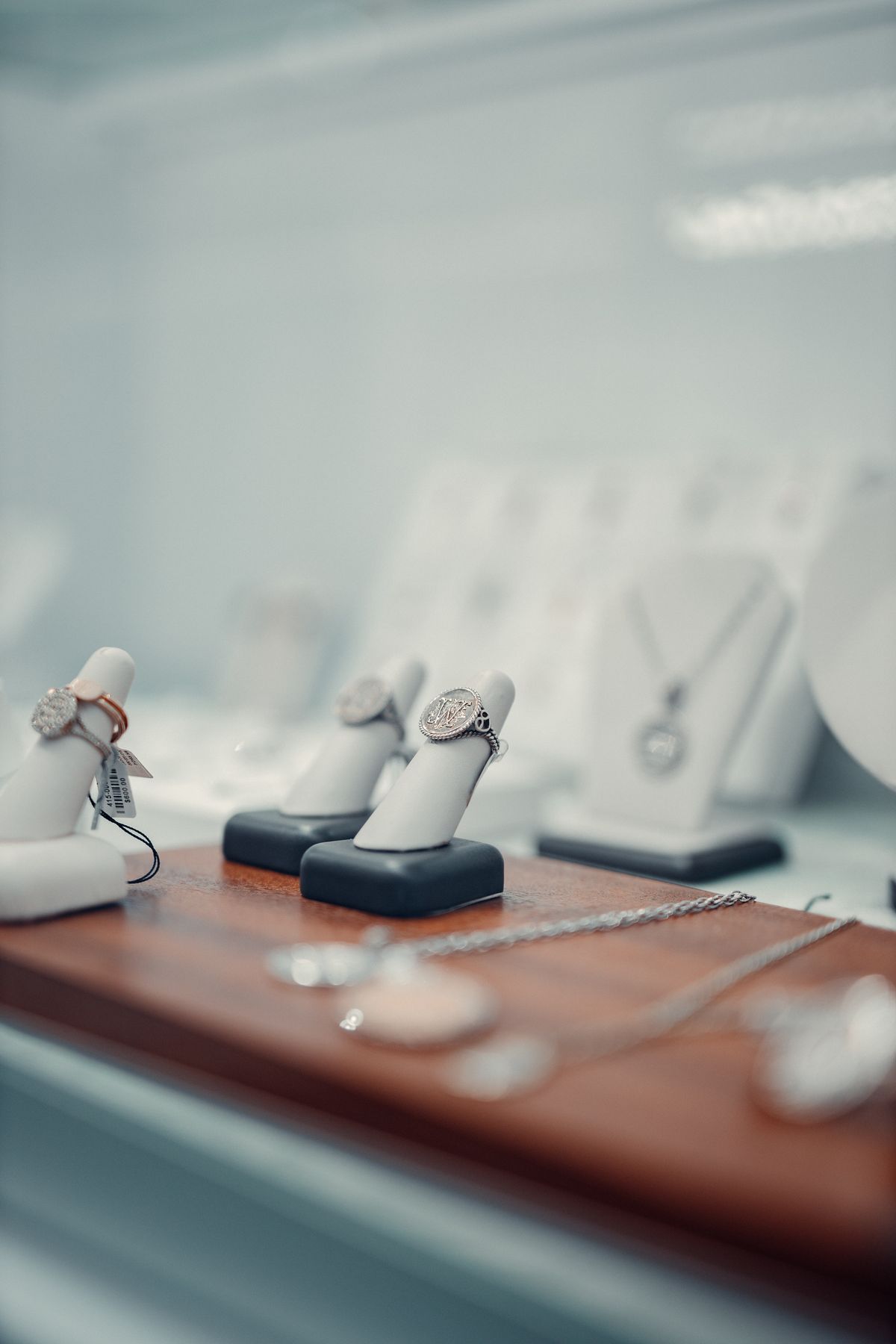 Fine jewelry close-up representing luxury, high-AOV brands