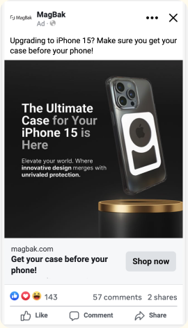 Earlier MagBak static catalog ad