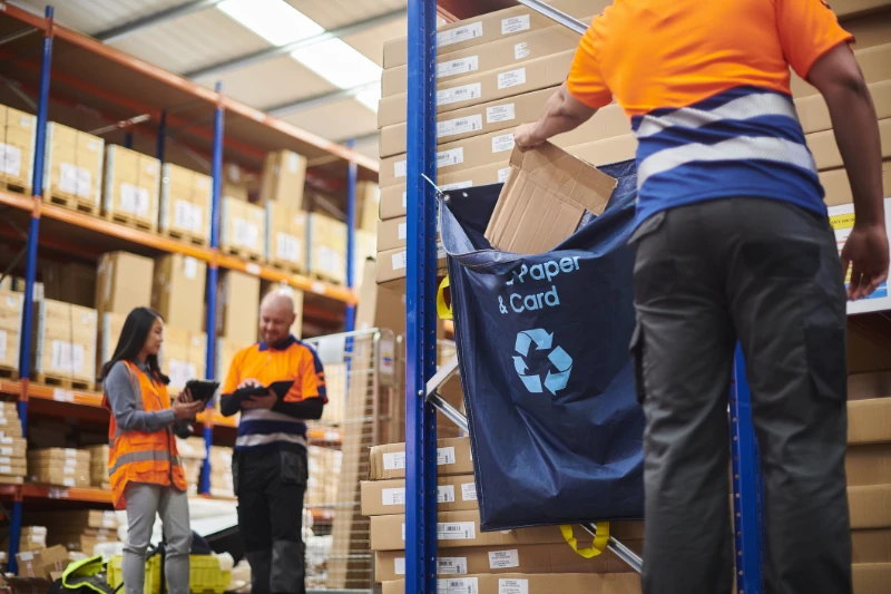 Reducing waste in warehouses