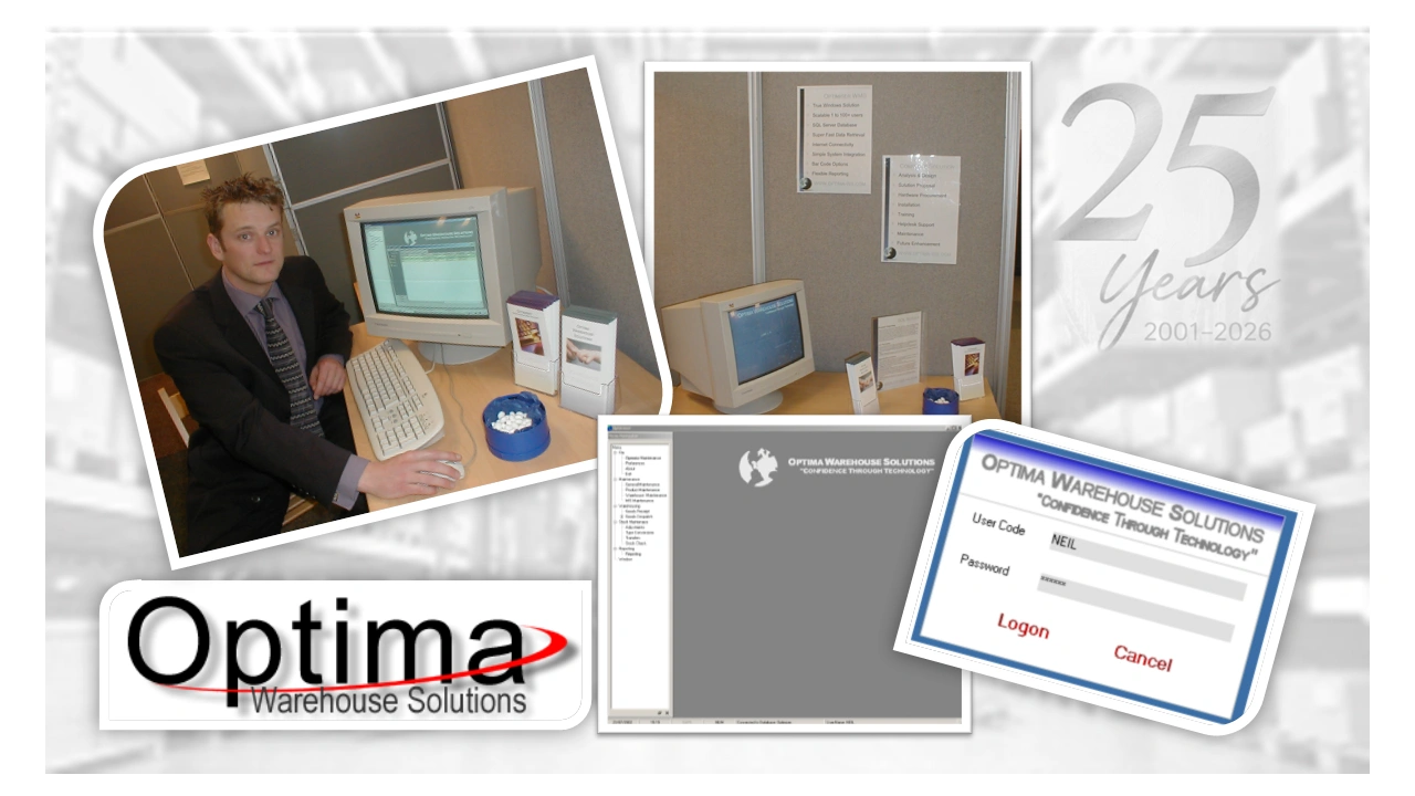 Introducing Optima First Logo and Log In Screen