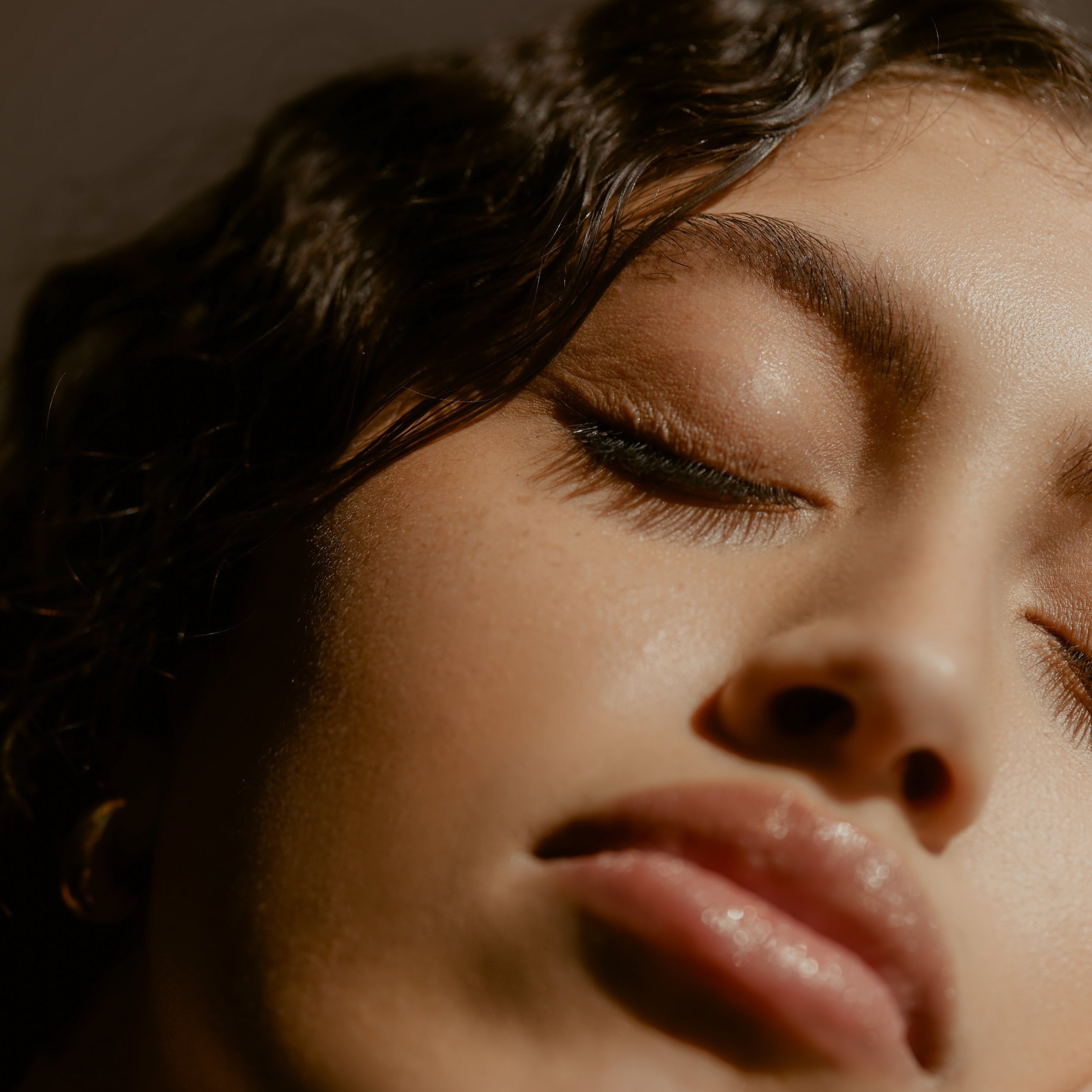 woman after laser facial