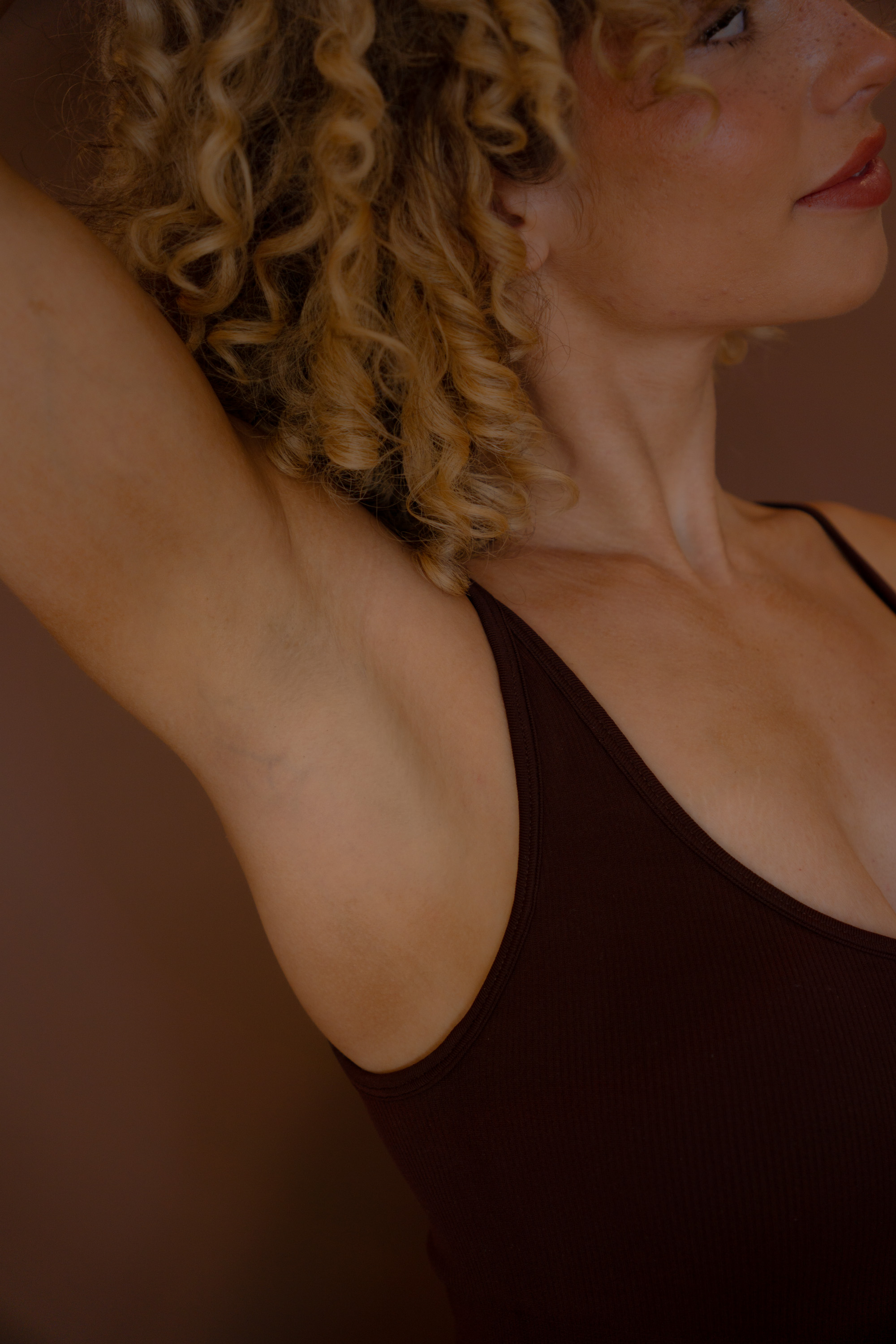 woman after under arm laser hair removal