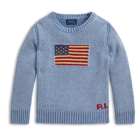 ralph lauren flag sweater