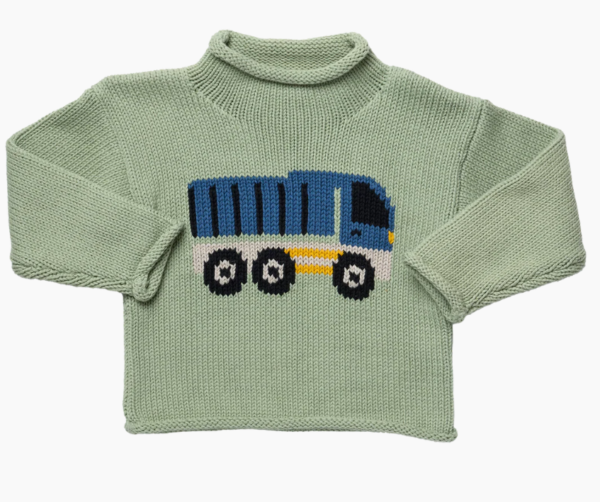 dump truck sweater