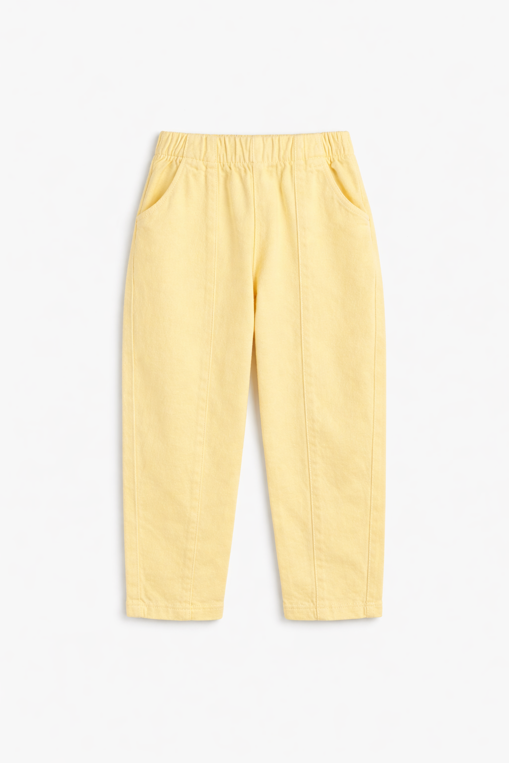 yellow barrel jeans