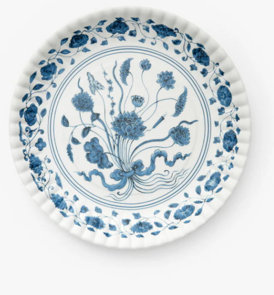 botanical melamine plates