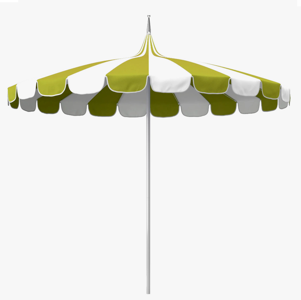 two tone pagoda umbrella