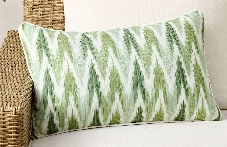 ikat lumbar pillow