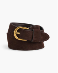 Suede Oversized Belt