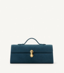 Slim Symmetry Pochette in Suede
