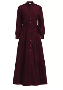 Corduroy Tiered Dress