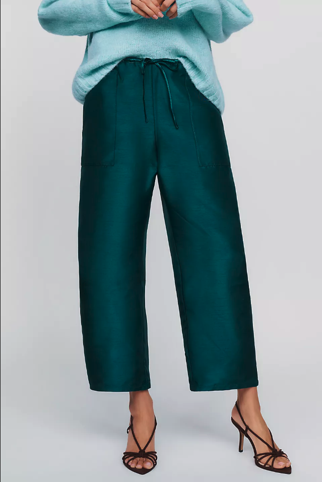 Taffeta Tapered Pants