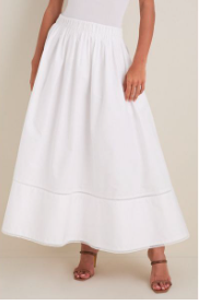 Cotton Poplin Circle Skirt