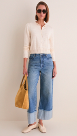 Zayna Denim Straight Leg Jeans