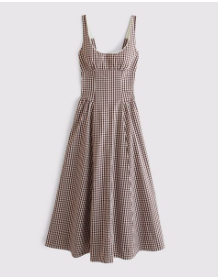 100% Cotton Bra-Free Dylan Midi Dress