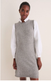 Charcoal Melange Ella Sweater Dress